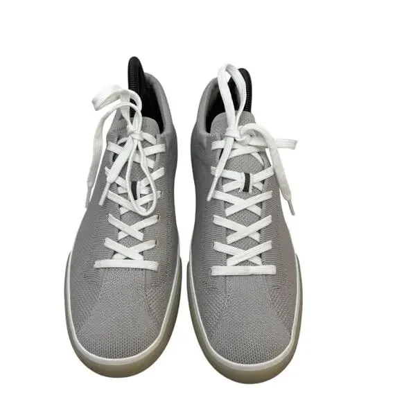 ROTHY’S The Lace Up Sneaker Women's Size 10 Gray Casual Knit - Picture 4 of 14
